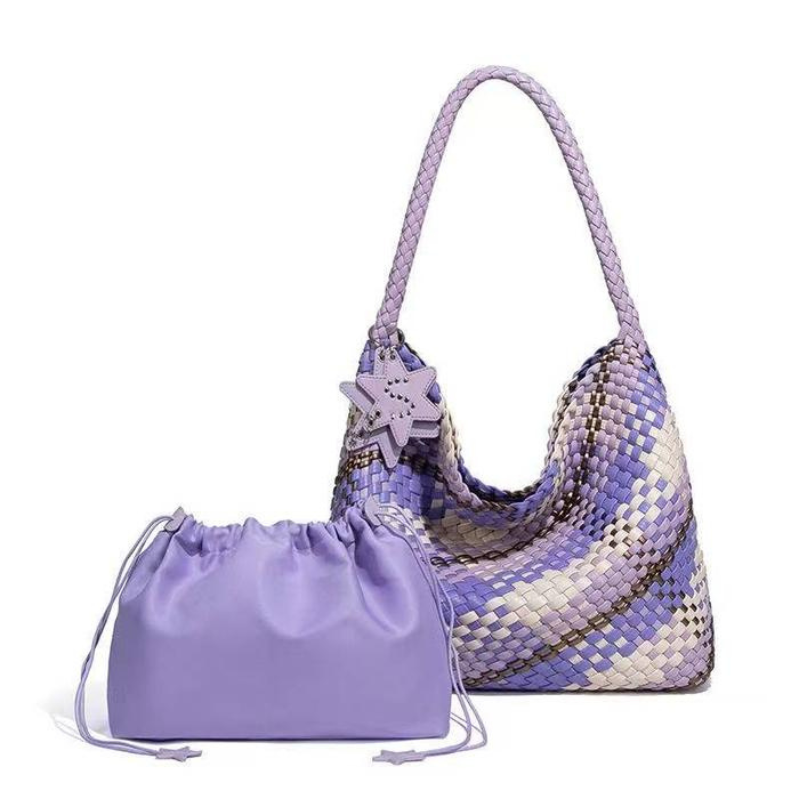 Veya Shoulder Bag – Lavender Mix thumbnail 2