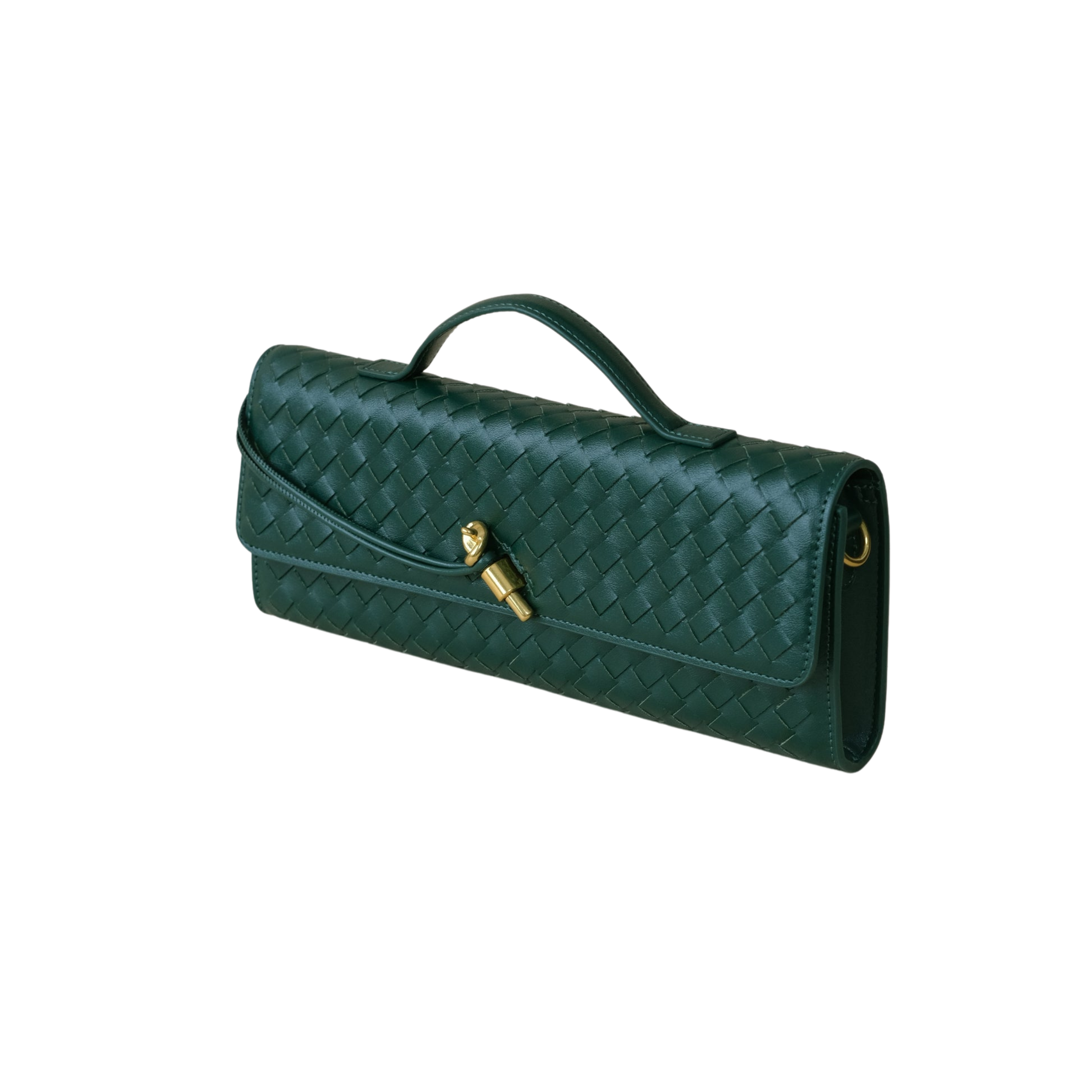 Amore Clutch & Crossbody Bag – Emerald Green thumbnail 2