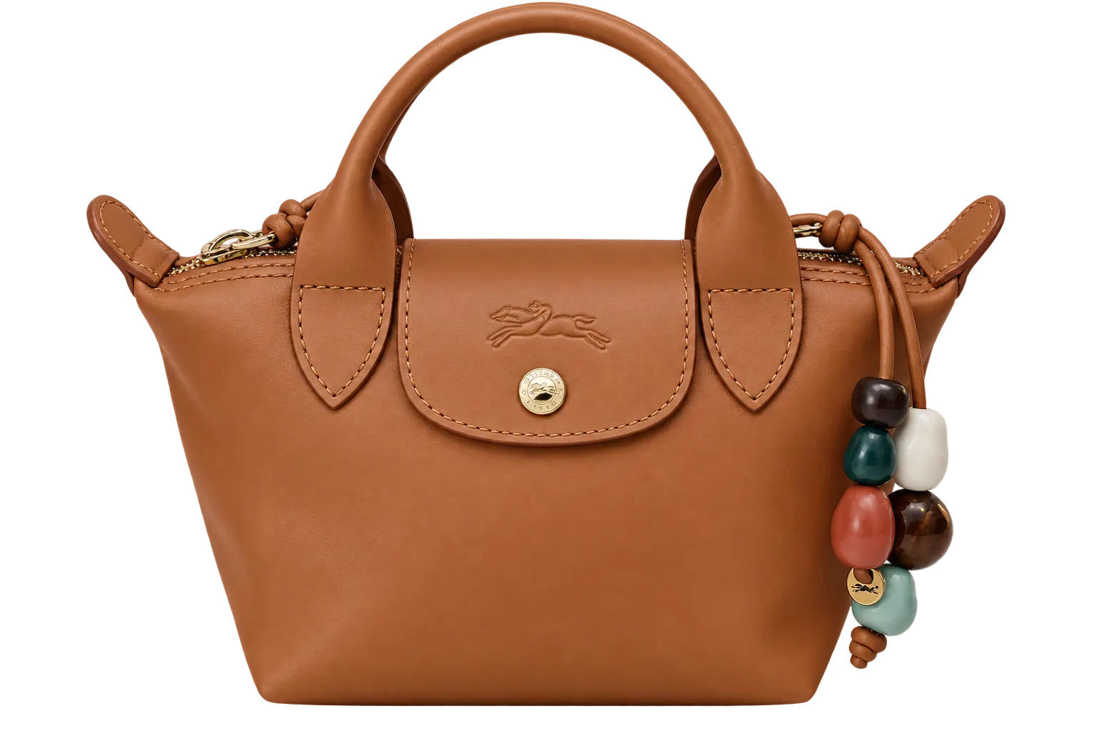 Longchamp Le Pliage Xtra XS Handbag Cashew – Leather