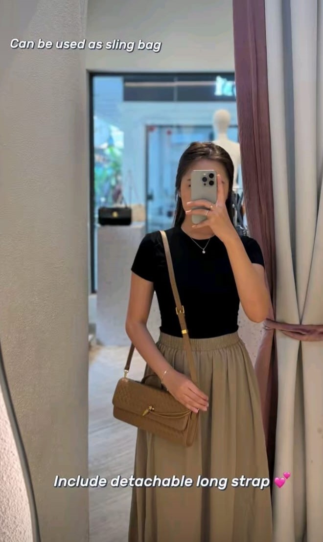 Amore Clutch & Crossbody Bag – Olive Green thumbnail 4