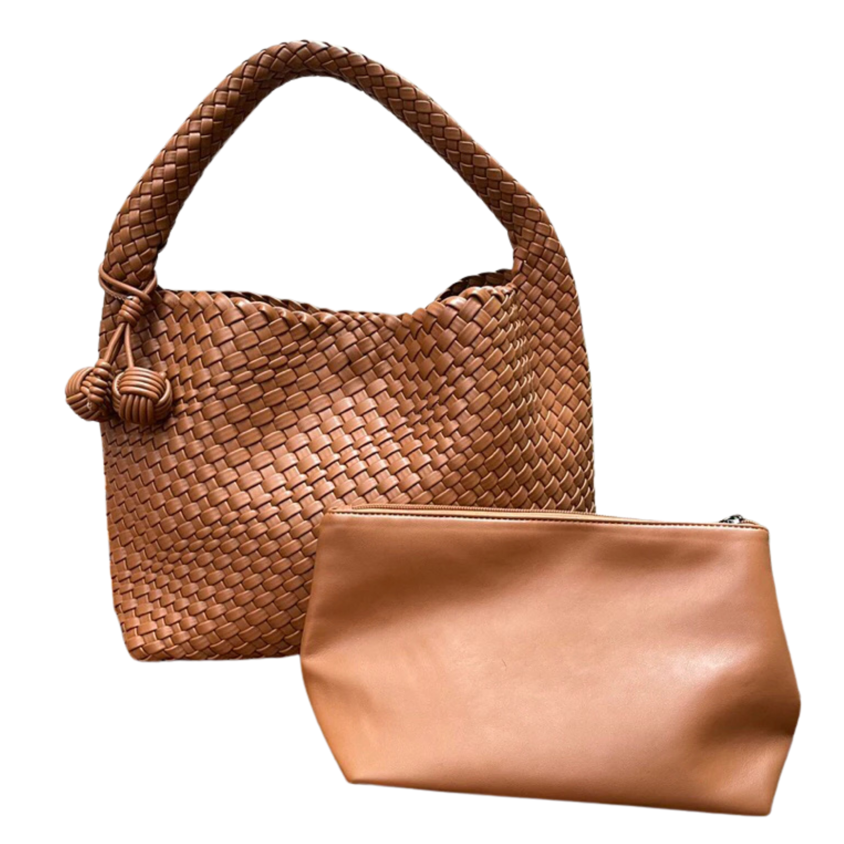 Zia Leather Shoulder Bag – Tan thumbnail 2