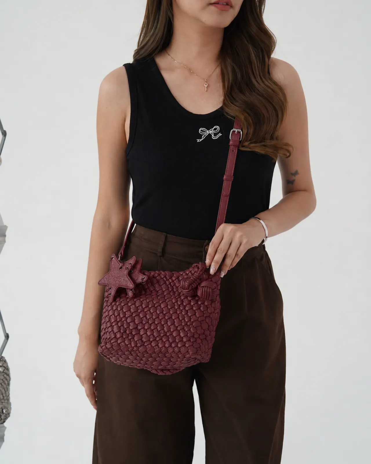 Louie Bag – Burgundy thumbnail 3