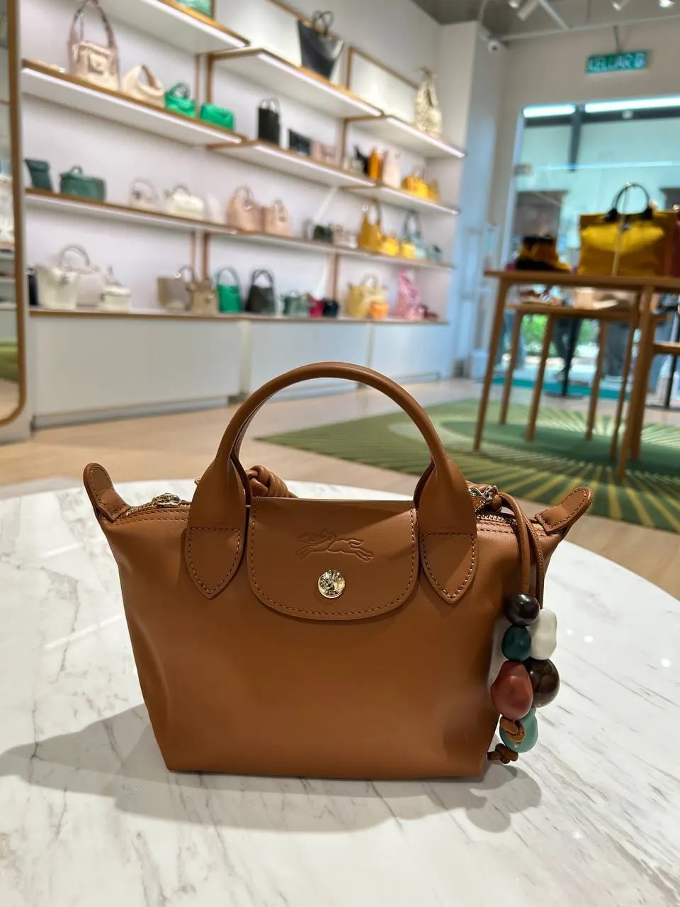 Longchamp Le Pliage Xtra XS Handbag Cashew – Leather thumbnail 2
