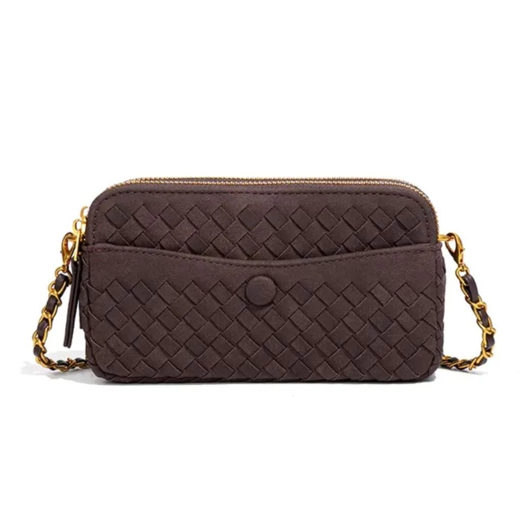 Ella Crossbody Chain – Dark Choco