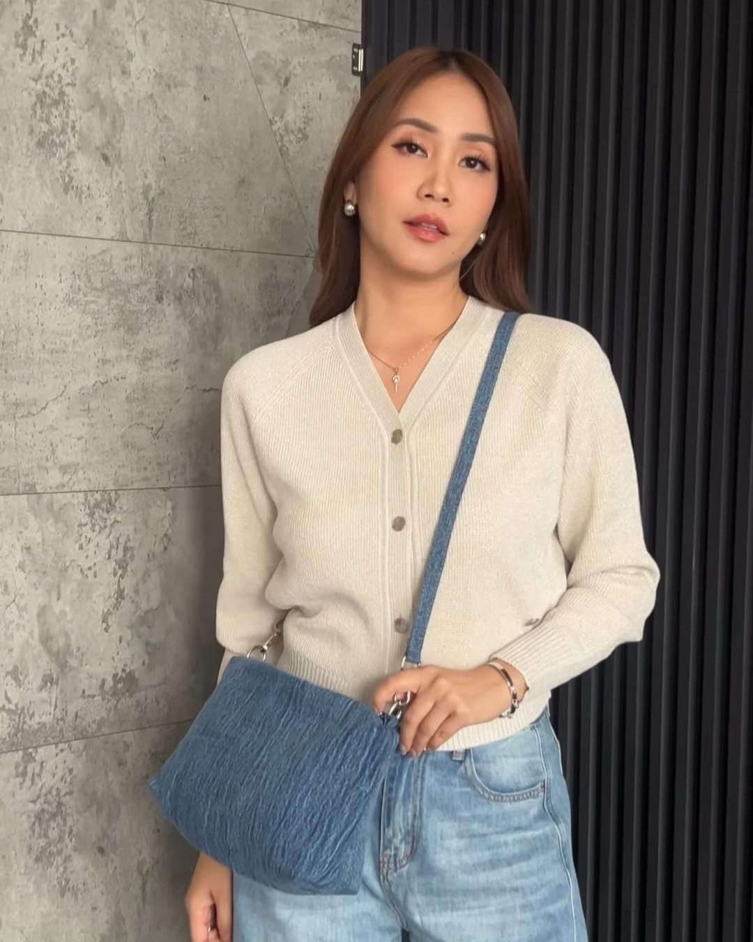 Denim Hobo Bag thumbnail 6