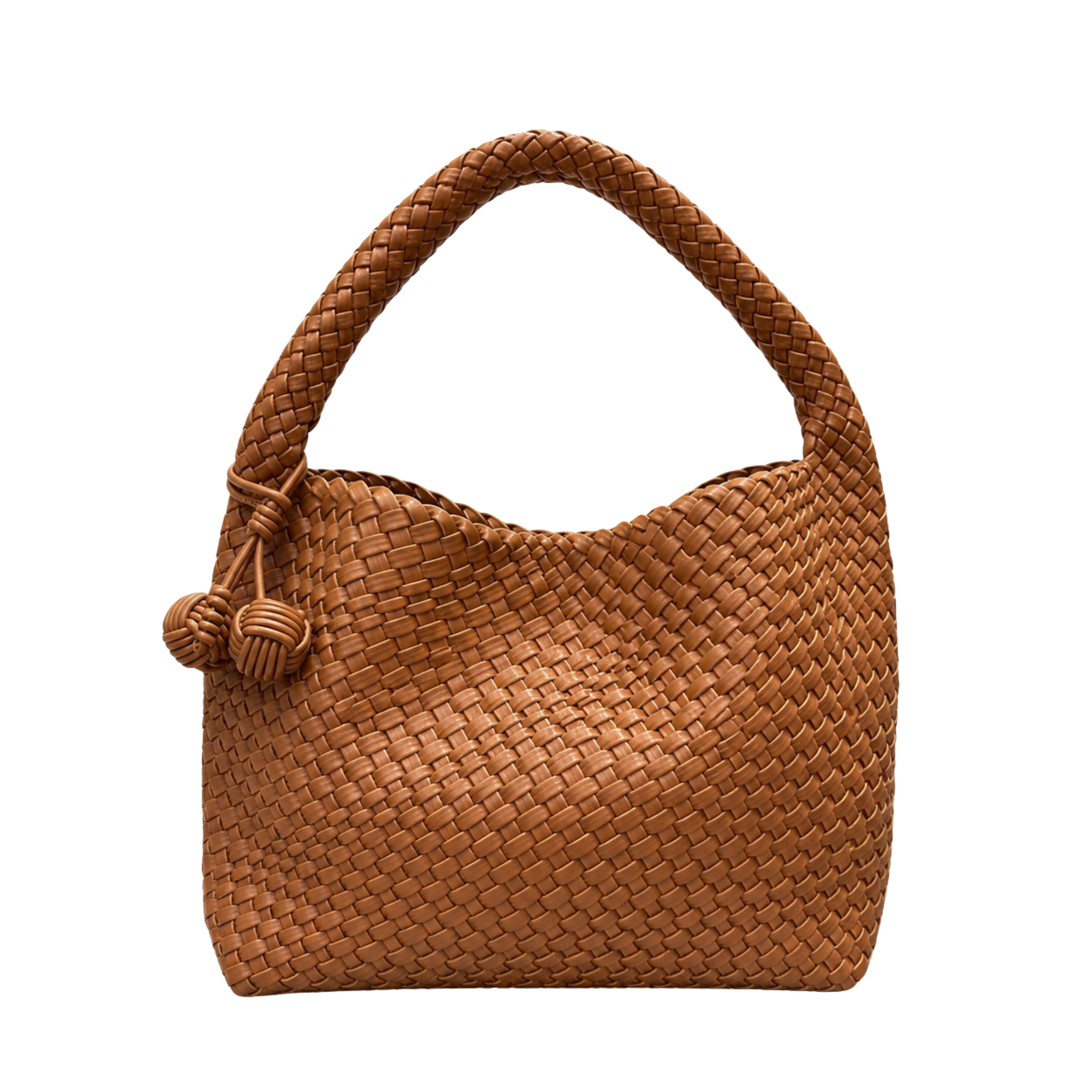 Zia Leather Shoulder Bag – Tan