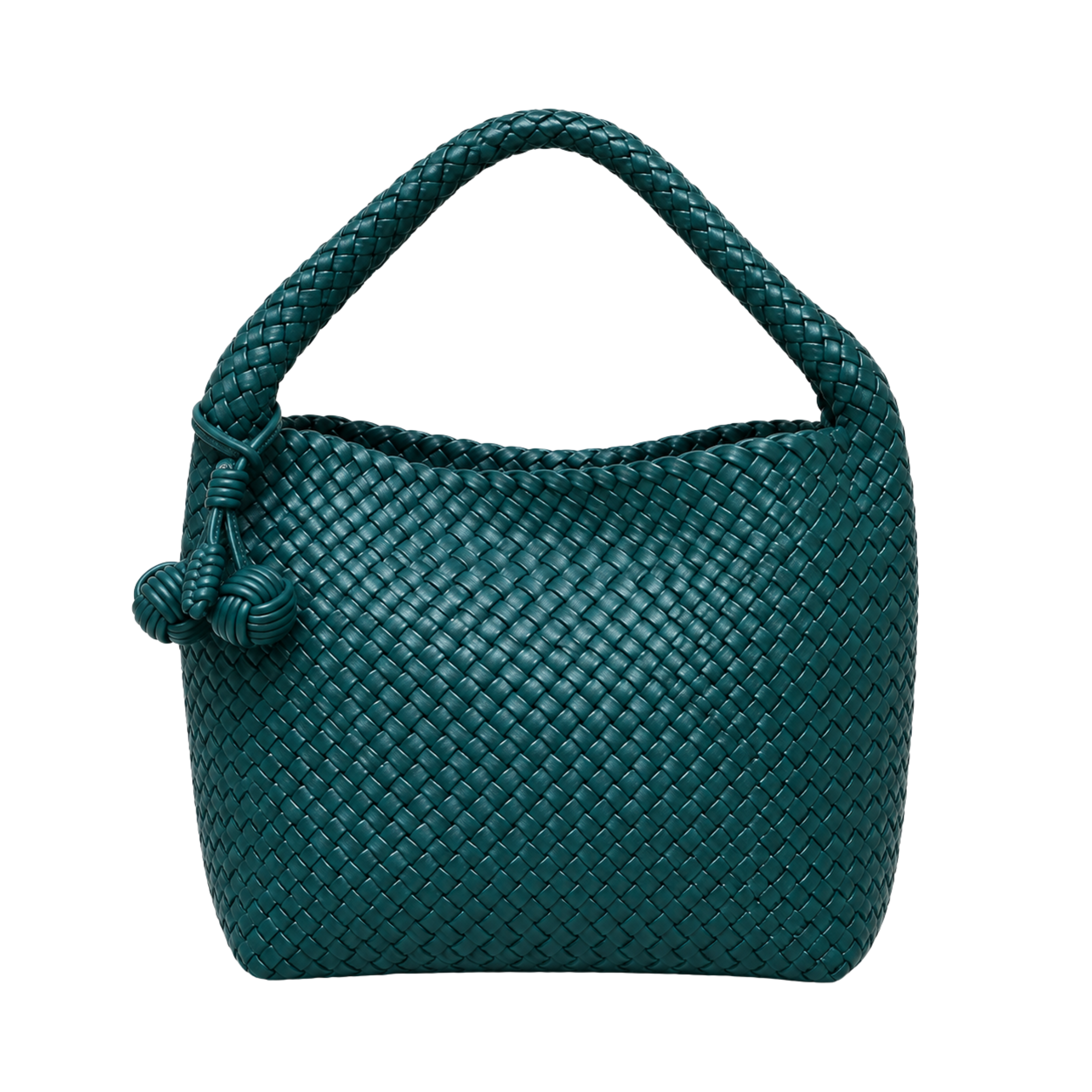 Zia Leather Shoulder Bag – Deep Teal