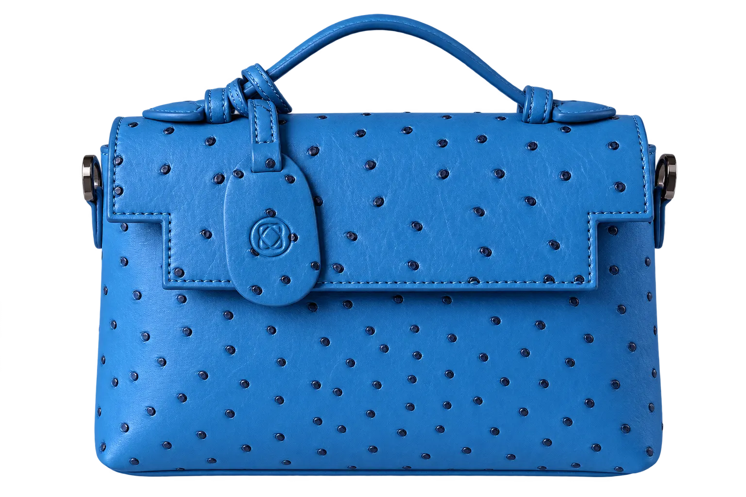 KATE MINI BAG ✨ – Ostrich Celtic Blue