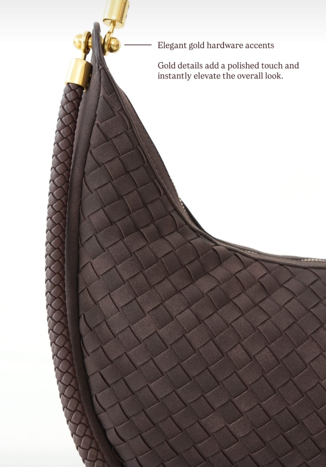 LIZZIE - SUEDE – Chocolate Brown thumbnail 2