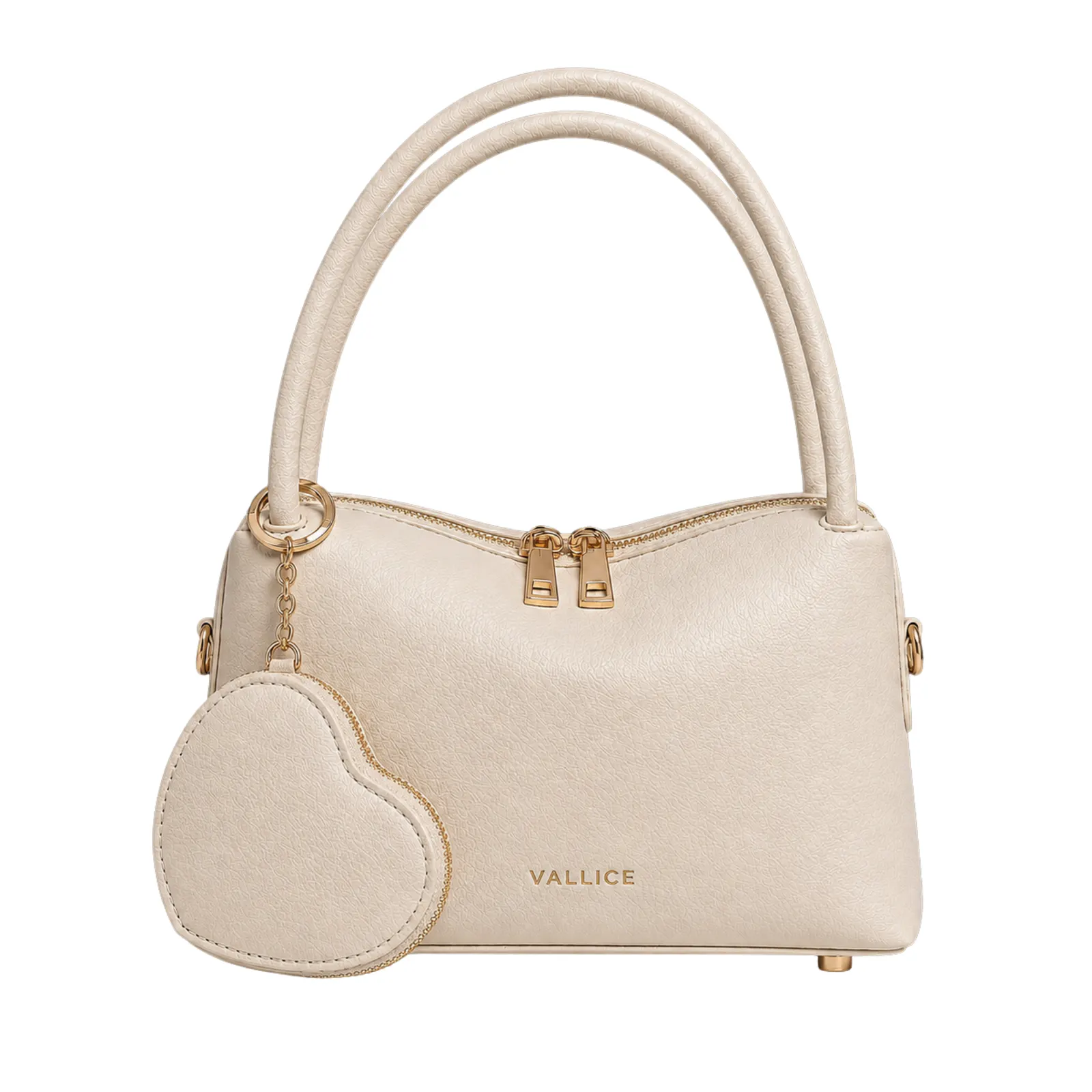 Brielle Bag & Heart Charm Pouch – Ivory