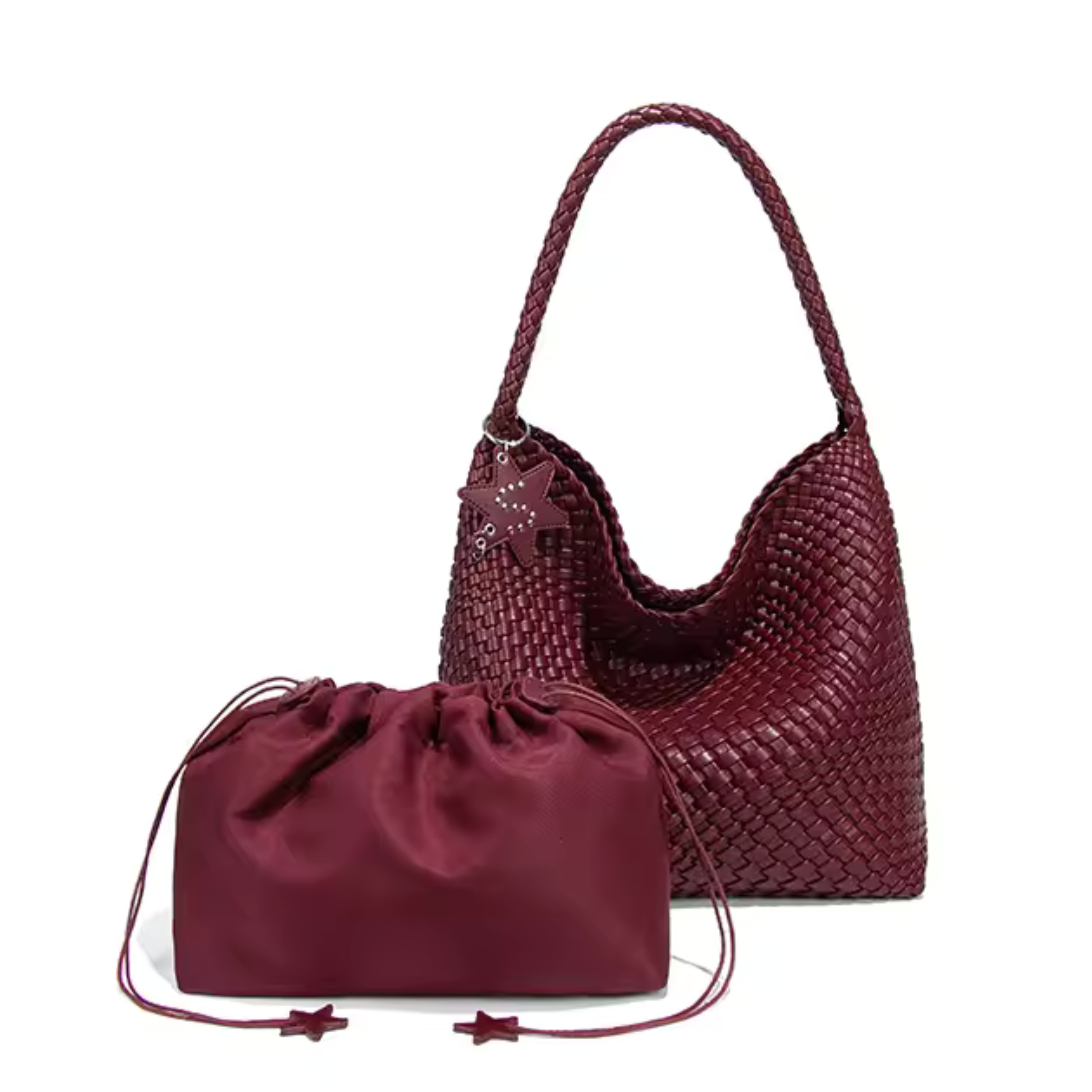 Veya Shoulder Bag – Burgundy thumbnail 2