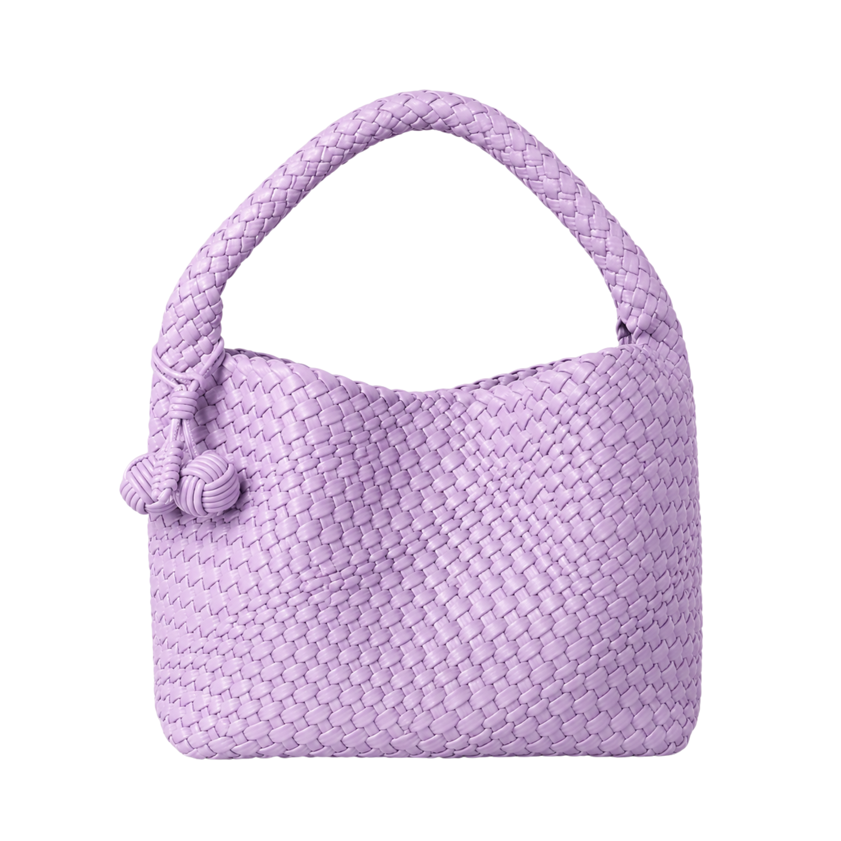 Zia Leather Shoulder Bag – Lavender