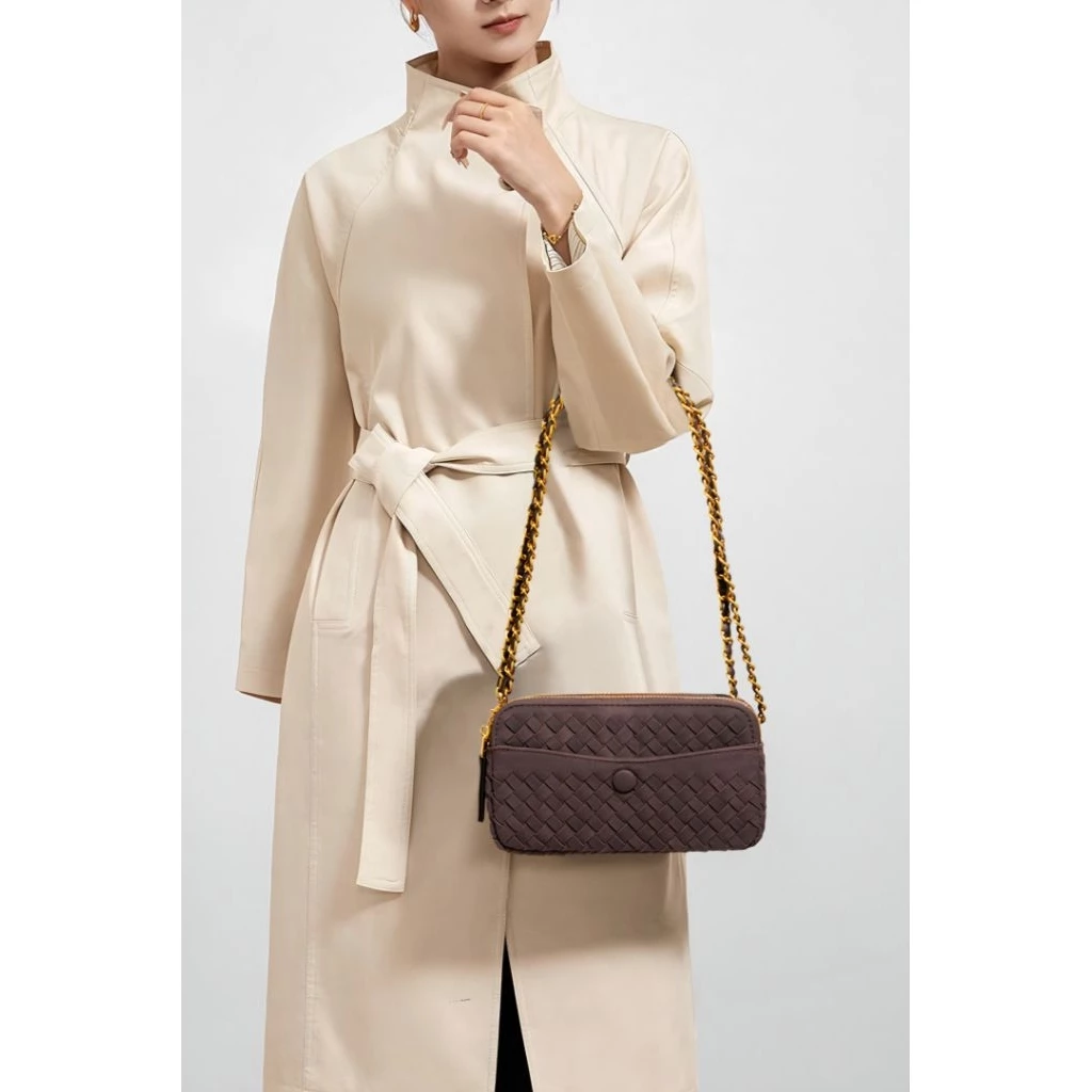 Ella Crossbody Chain – Dark Choco thumbnail 4