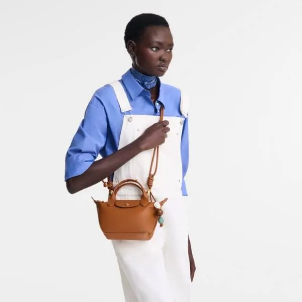 Longchamp Le Pliage Xtra XS Handbag Cashew – Leather thumbnail 5